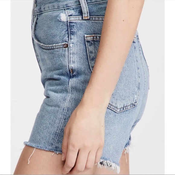 Agolde Riley High Rise Short - Picture 3 of 7